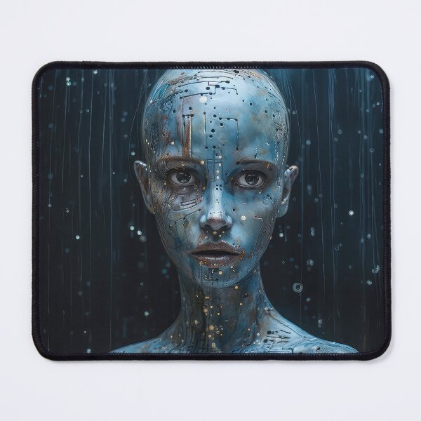 Item preview, Fine Art Portrait of A Blue Humanoid - Fine Art Photography - Famous Photo Style designed and sold by AlanPhotoArt.