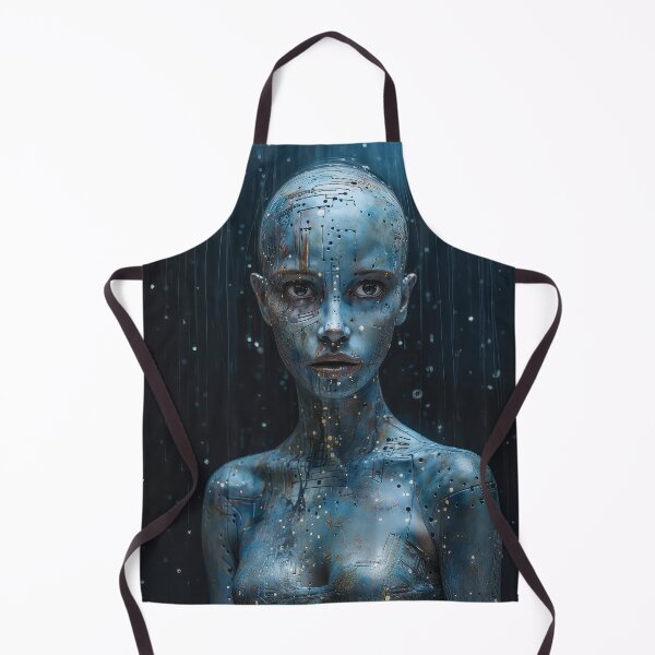 Item preview, Fine Art Portrait of A Blue Humanoid - Fine Art Photography - Famous Photo Style designed and sold by AlanPhotoArt.