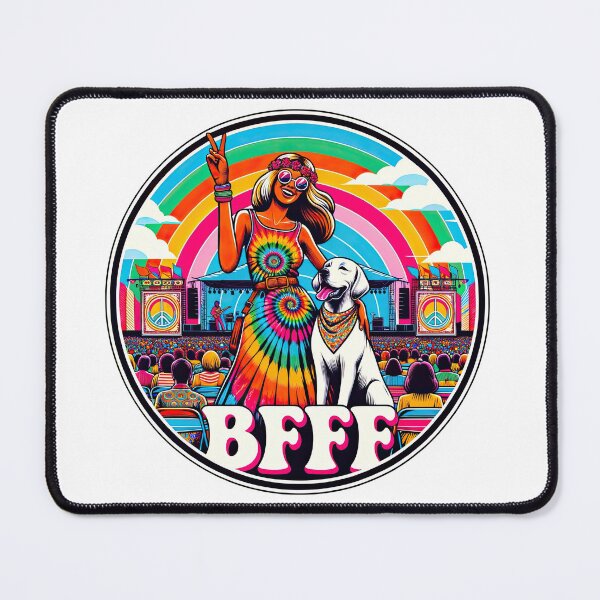 Item preview, BFFF Best Furry Friend Forever! dog and girl designed and sold by Arthoughts.