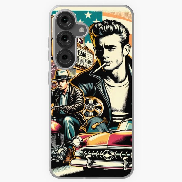 Item preview, James Dean's Aura: Classic Films, Vintage Cars, and Rebel Vibe designed and sold by LIAMRIVIERART.
