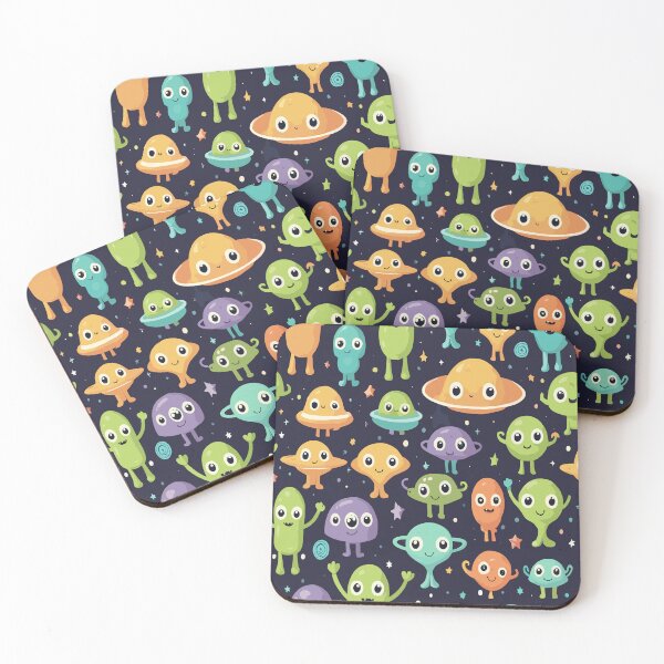 Item preview, cute aliens  designed and sold by Recota.