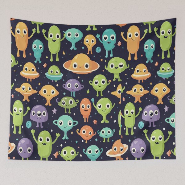 Item preview, cute aliens  designed and sold by Recota.