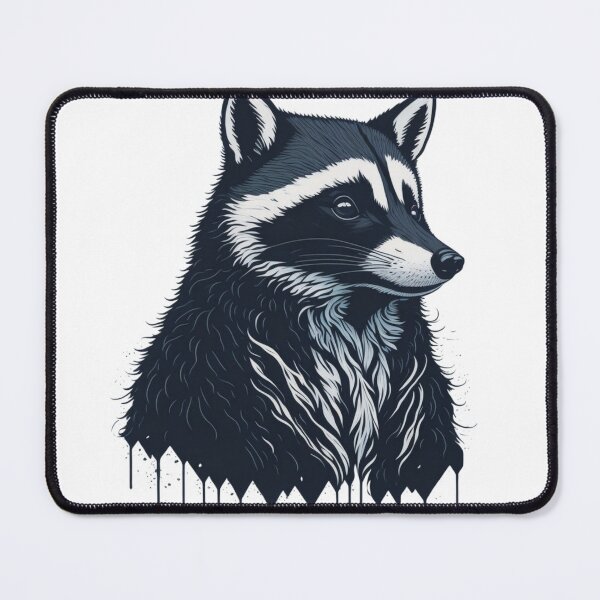 Item preview, Artistic Raccoon Vector: Instant Artwork designed and sold by El Rincón Gatuno .