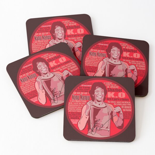 Item preview, Robin Williams w/ sig More from Ork Quotes fan art designed and sold by barefootmk.