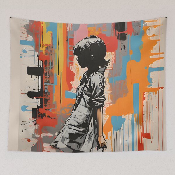 Item preview, Colorful people pop art designed and sold by vsartmaking.