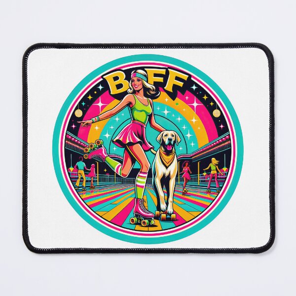 Item preview, BFF Best Friend Forever! dog and girl designed and sold by Arthoughts.