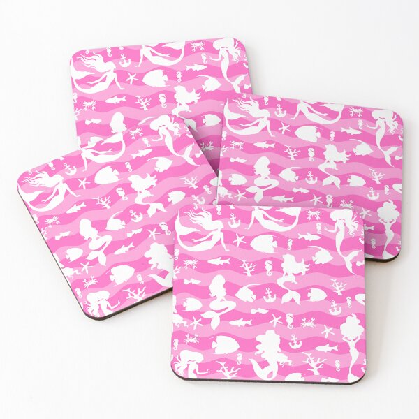 Item preview, Pink Striped Mermaid Pattern designed and sold by ArtMeetsPizza.