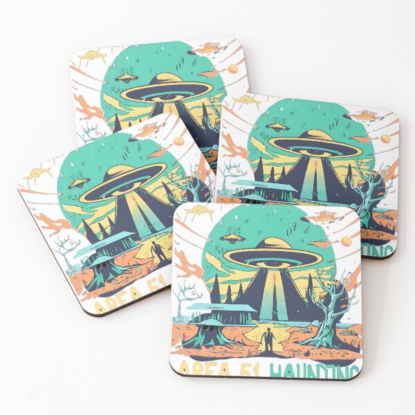 Item preview, Area 51 Haunting Ufo Halloween Alien designed and sold by KitonicTees.