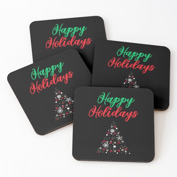 Item preview, Happy Holidays Christmas Tree Design  designed and sold by BirdsnStuff.