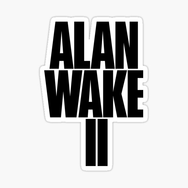" Alan Wake 2 logo Alan wake " Sticker for Sale by MackTom Redbubble