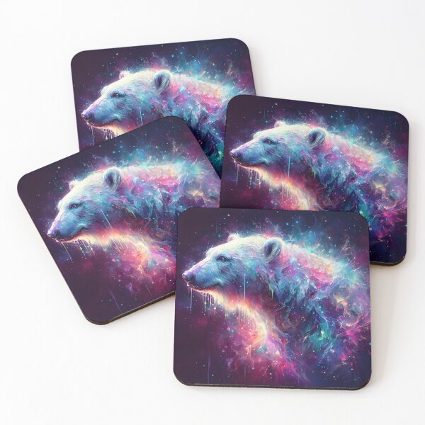 Item preview, Arctic Cosmos: Astral Polar Bear designed and sold by javaoverride.