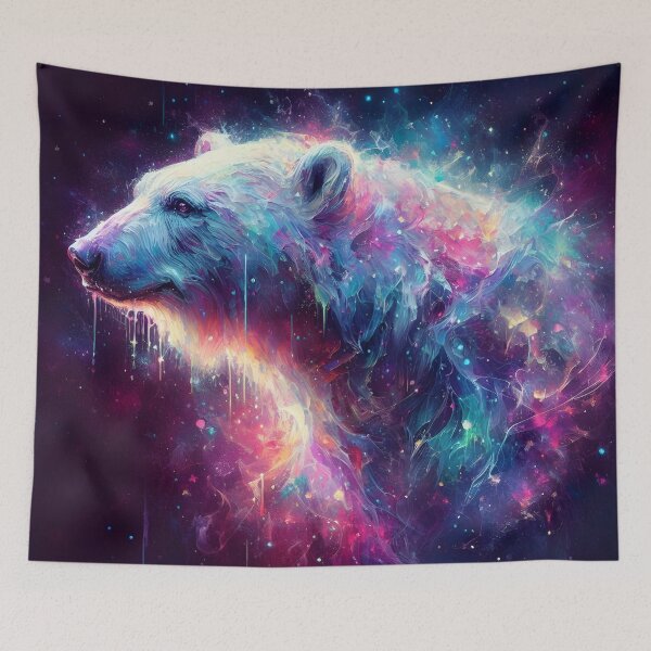Item preview, Arctic Cosmos: Astral Polar Bear designed and sold by javaoverride.