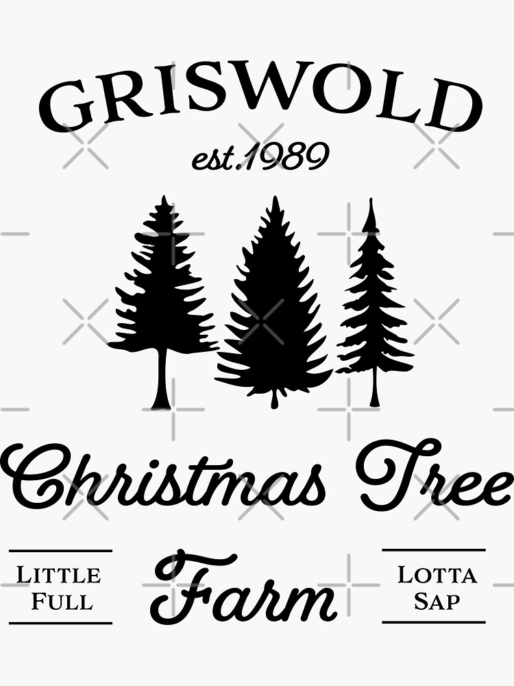"Griswold Christmas Tree Farm Christmas vacation" Sticker for Sale by
