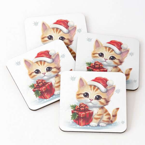 Item preview, Santa Cat designed and sold by Pixel  Playground.