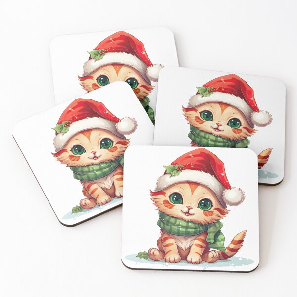 Item preview, Santa Cat designed and sold by Pixel  Playground.