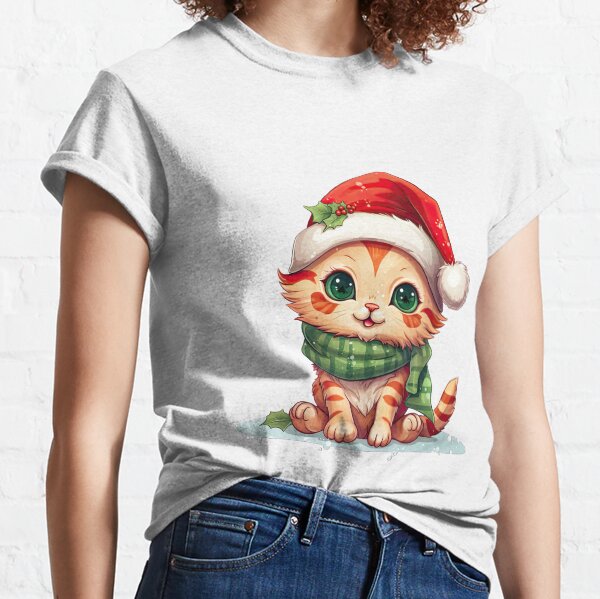 Item preview, Santa Cat designed and sold by Pixel  Playground.