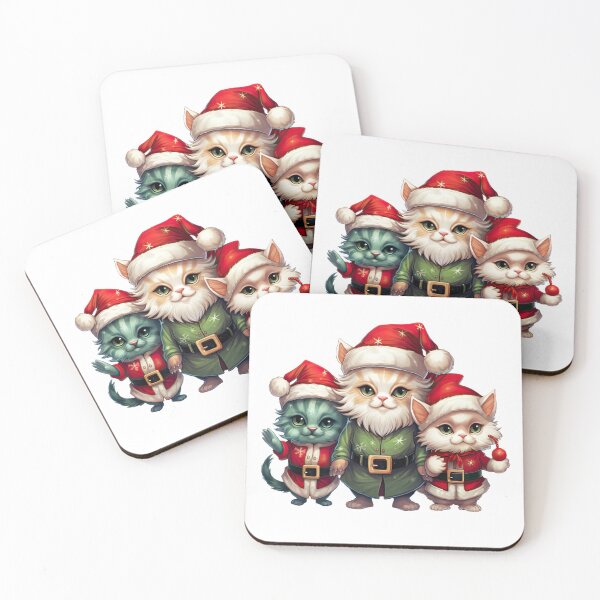 Item preview, Santa Cat and Friends designed and sold by Pixel  Playground.