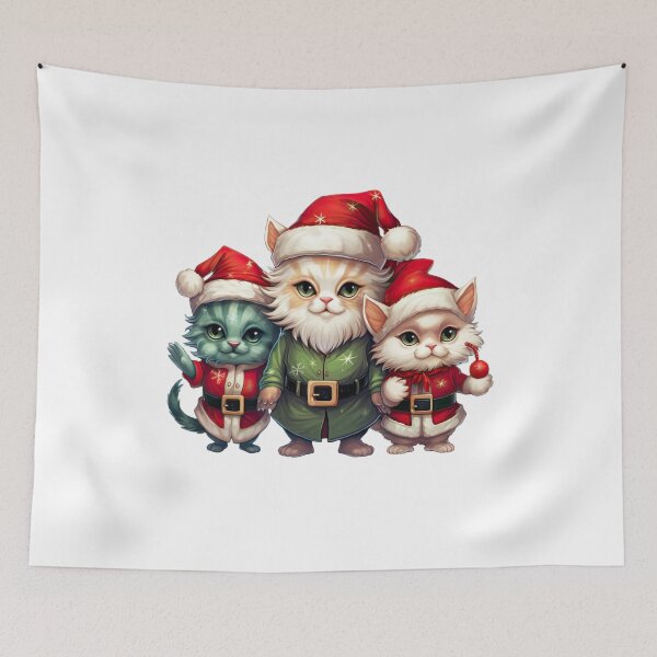 Item preview, Santa Cat and Friends designed and sold by Pixel  Playground.