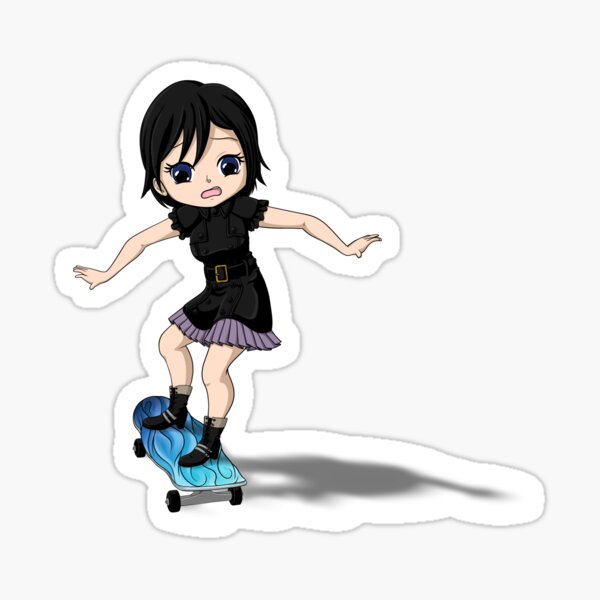 Vista previa del artículo con la obra «Xion - Skateboarding», diseñado y vendido por ThreadRose.