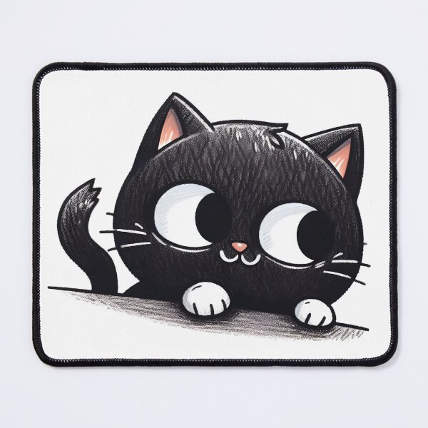 Item preview, CUTE SNEAKY CAT STICKER designed and sold by carlarmes.