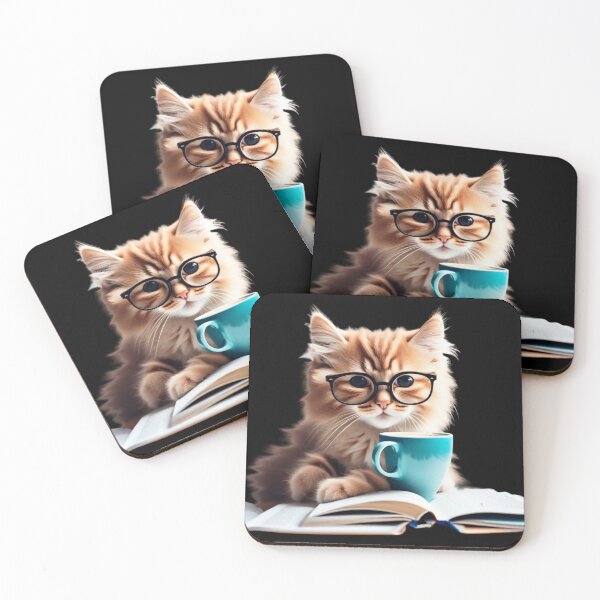 Item preview, Cat With Book Cute Cat Reading Book Funny Gifts For Cat Lovers Funny Gifts For Book Lovers  designed and sold by MatthewViews.