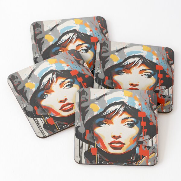 Item preview, Colorful people pop art - 1 designed and sold by vsartmaking.