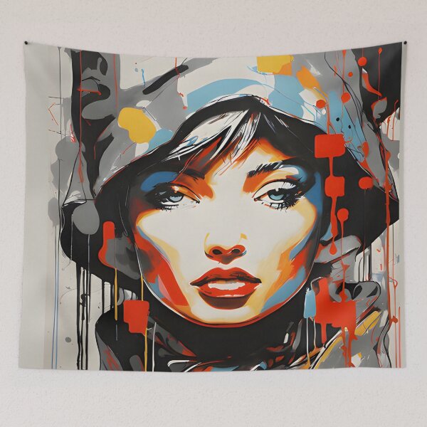 Item preview, Colorful people pop art - 1 designed and sold by vsartmaking.