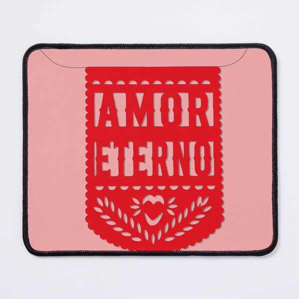 Item preview, Eternal love red mexican banner papel picado fiesta handmade decorations eternal love san valentines gift designed and sold by T-Mex.