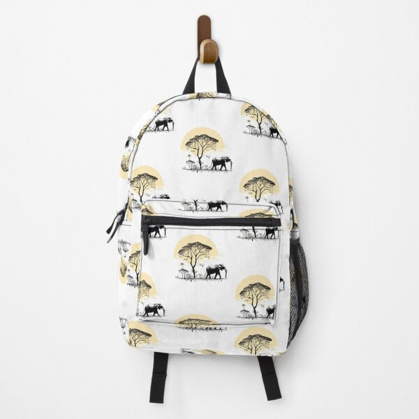 Item preview, Elephant with african mimosa tree designed and sold by Rosaliartbook.