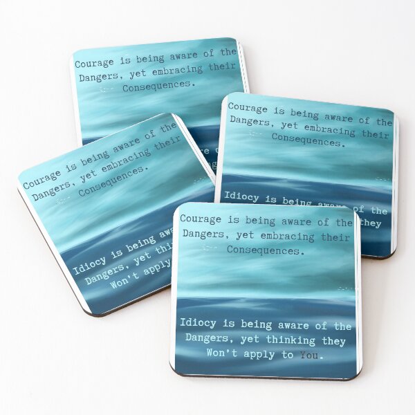 Item preview, Courage vs Idiocy designed and sold by TheGreyInMe.
