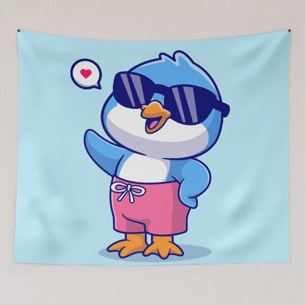 Item preview, Summer Penguin's Greeting designed and sold by hjian8219.