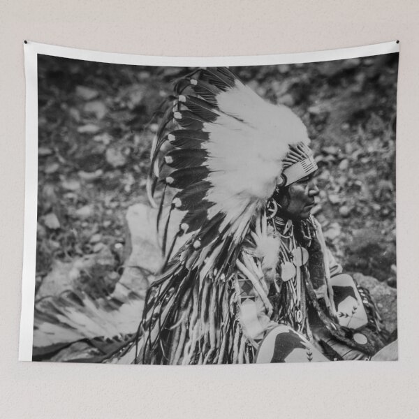 Item preview, Nez Perce Warrior 1918 designed and sold by lobodelnoir.