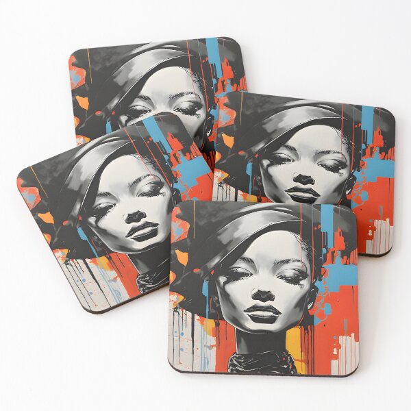Item preview, Colorful people pop art - 3 designed and sold by vsartmaking.