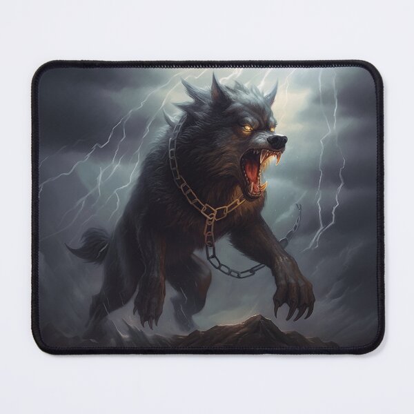Item preview, Fenrir breaks free from his chains designed and sold by MonsterMountain.