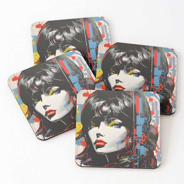 Item preview, Colorful people pop art - 4 designed and sold by vsartmaking.