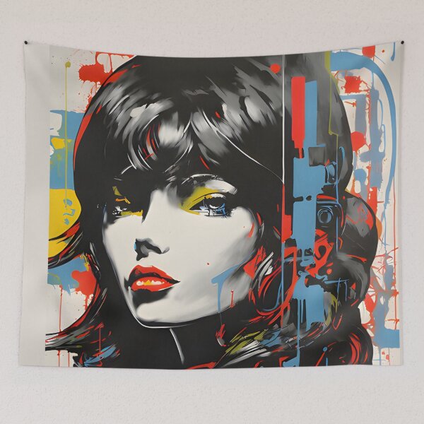Item preview, Colorful people pop art - 4 designed and sold by vsartmaking.