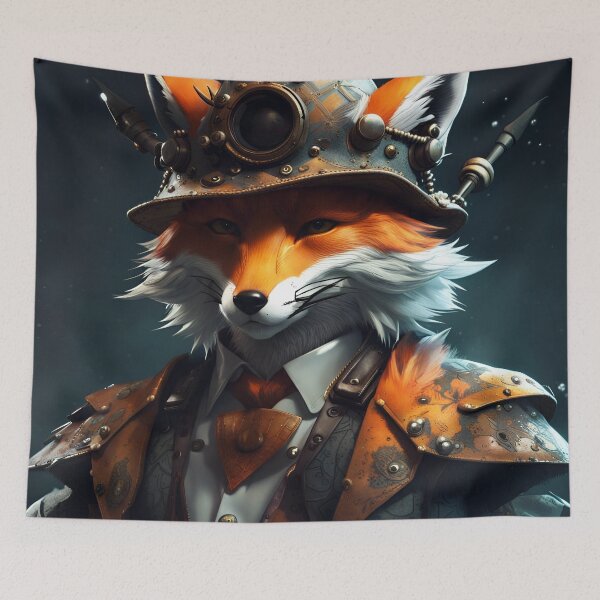 Item preview, Steampunk Fox designed and sold by FalseGlimmer.