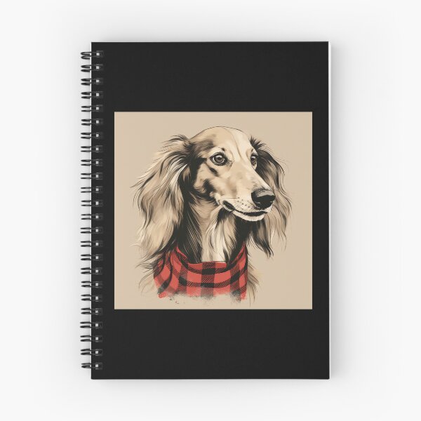 Item preview, Saluki Christmas Plaid Watercolor designed and sold by rafaeltto.