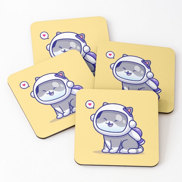 Item preview,  Cat Astronaut in Space designed and sold by hjian8219.