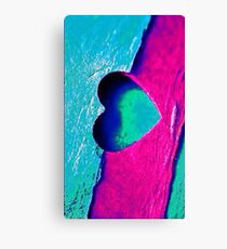 Love Abstrack Colour Bape Canvas Print