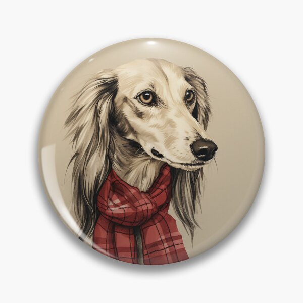 Item preview, Saluki Christmas Plaid Watercolor designed and sold by rafaeltto.