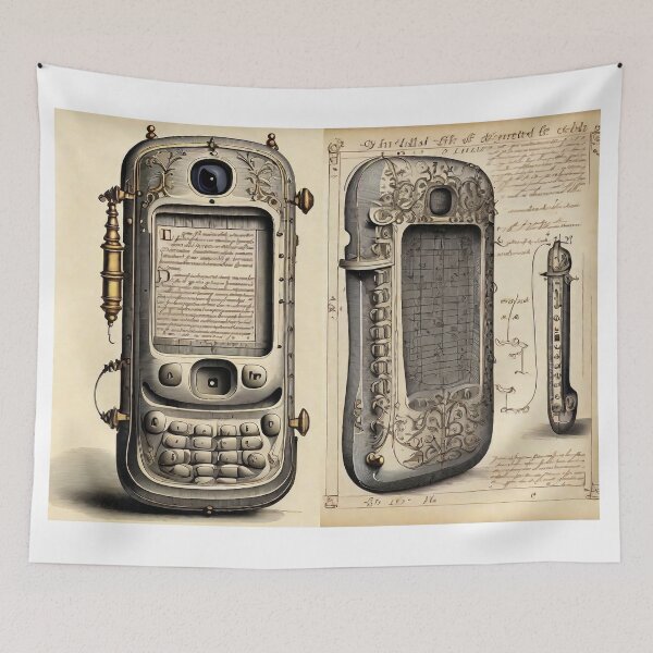 Item preview, If DaVinci invented a Cellphone designed and sold by OnlyClassicArt.