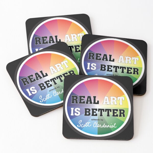 Item preview, Real Art Is Better  designed and sold by Scott Clendaniel.