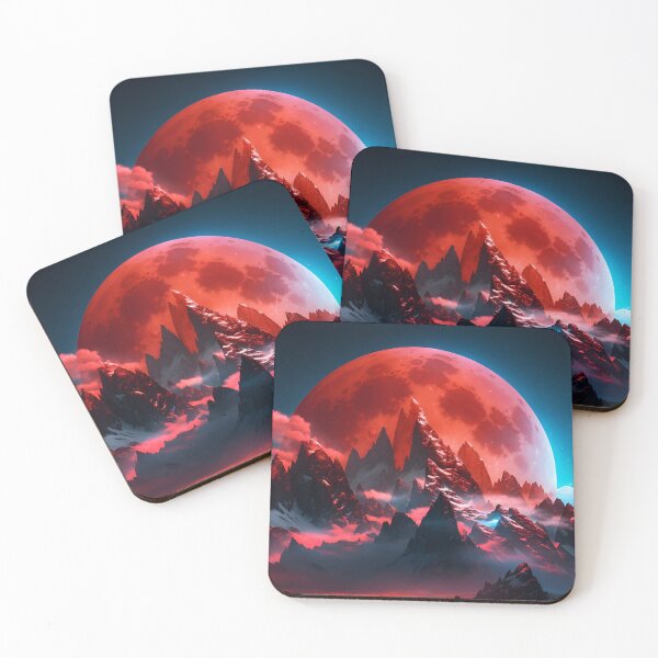 Item preview, Blood Moon - Iconic Wonders | Reimagined Card Artwork designed and sold by Epic Upgrades.
