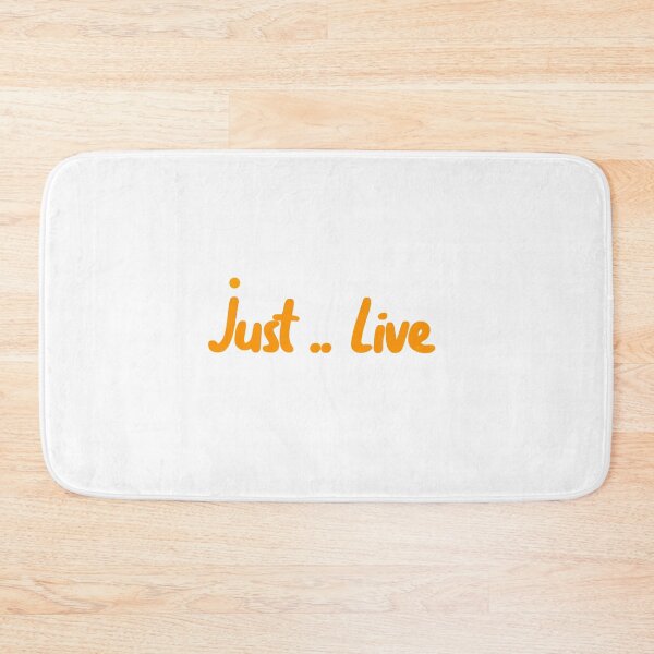 Item preview, Just Live words designed and sold by MMM Designs.