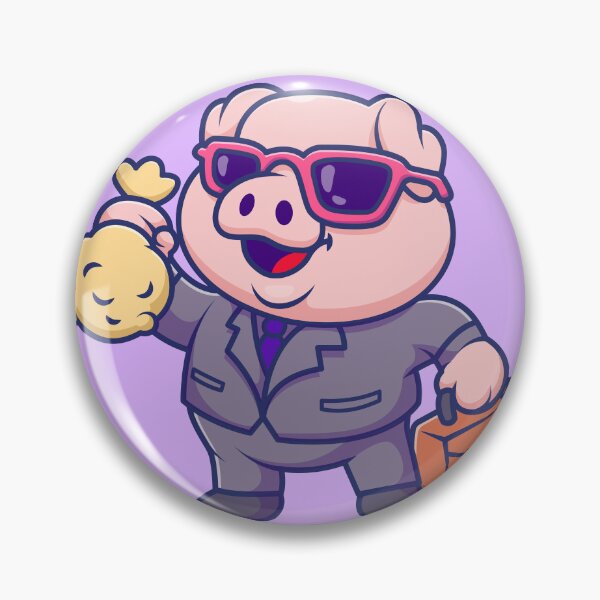 Item preview,  Business Piggy with Money Bag designed and sold by hjian8219.