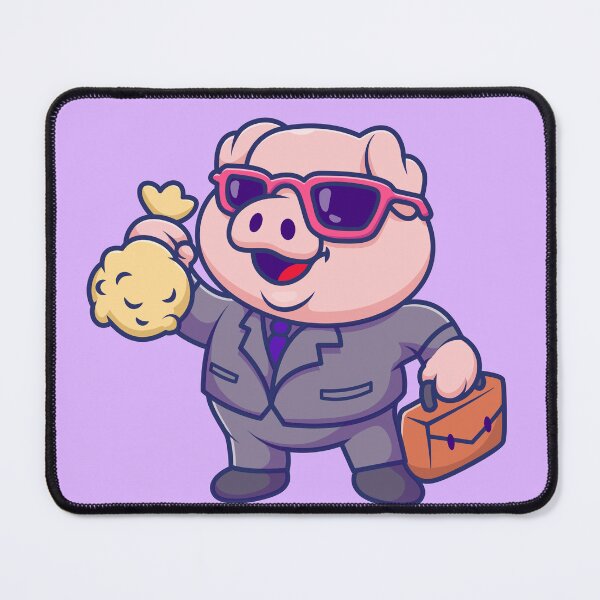 Item preview, Business Piggy with Money Bag designed and sold by hjian8219.