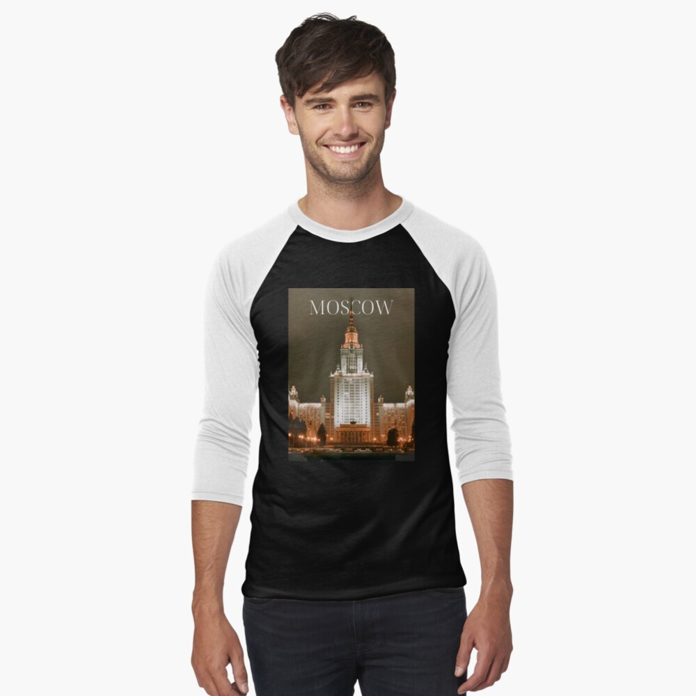 Item preview, Baseball ¾ Sleeve T-Shirt designed and sold by TravelWish.
