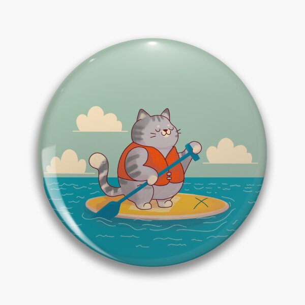 Item preview, SUP Stand Up Paddle board Cat  designed and sold by SusanaDesigns.