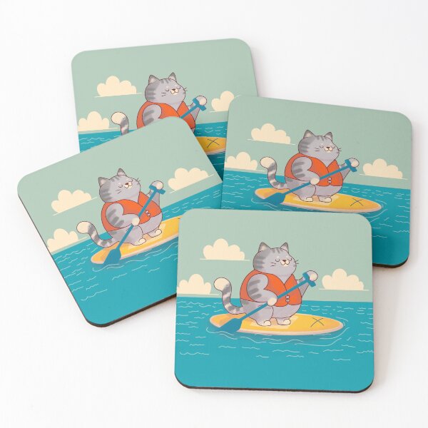 Item preview, SUP Stand Up Paddle board Cat  designed and sold by SusanaDesigns.